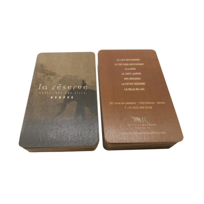 Carte RFID in legno 86x54 mm