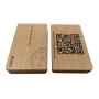 Carte RFID in legno 86x54 mm