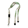 Lanyard ecologico in fibra di bambù con clip sganciabile e chiusura anti-strangolamento