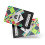 Carte PVC personalizzate 86x54mm con numero di serie