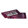 Carte PVC personalizzate 86x54mm con codice a barre