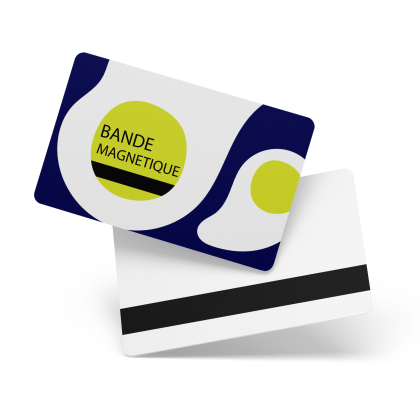 Carte PVC 86x54 mm personalizzate con banda magnetica