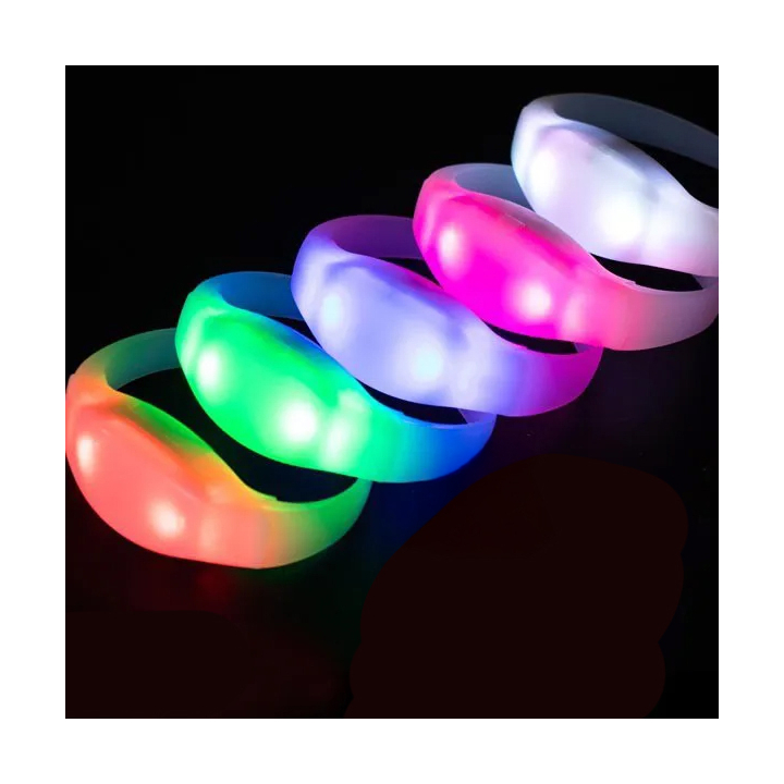 Bracelet luminosi con 4 LED