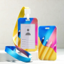 Porta badge in ABS personalizzato 85x54 mm