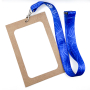Porta badge Kraft formato A6