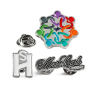 Spille in metallo smaltato personalizzate