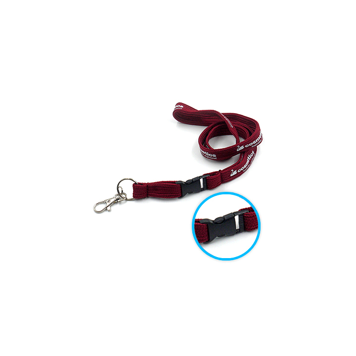 Laccetti tubolare con clip staccabile