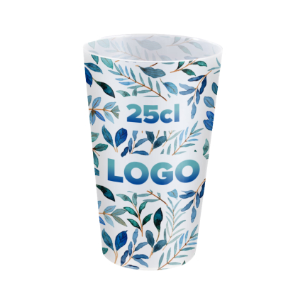 Bicchieri 25cl con stampa a colori