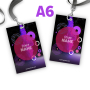 Badge in poliestere A6 105x150 mm
