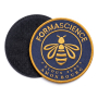 Patch tessuta personalizzata con velcro maschio e femmina