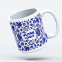 Tazza in ceramica personalizzata da 350 ml a colori