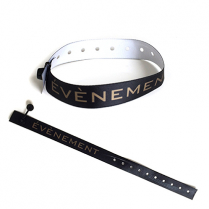 bracciale a clip in raso personalizzato